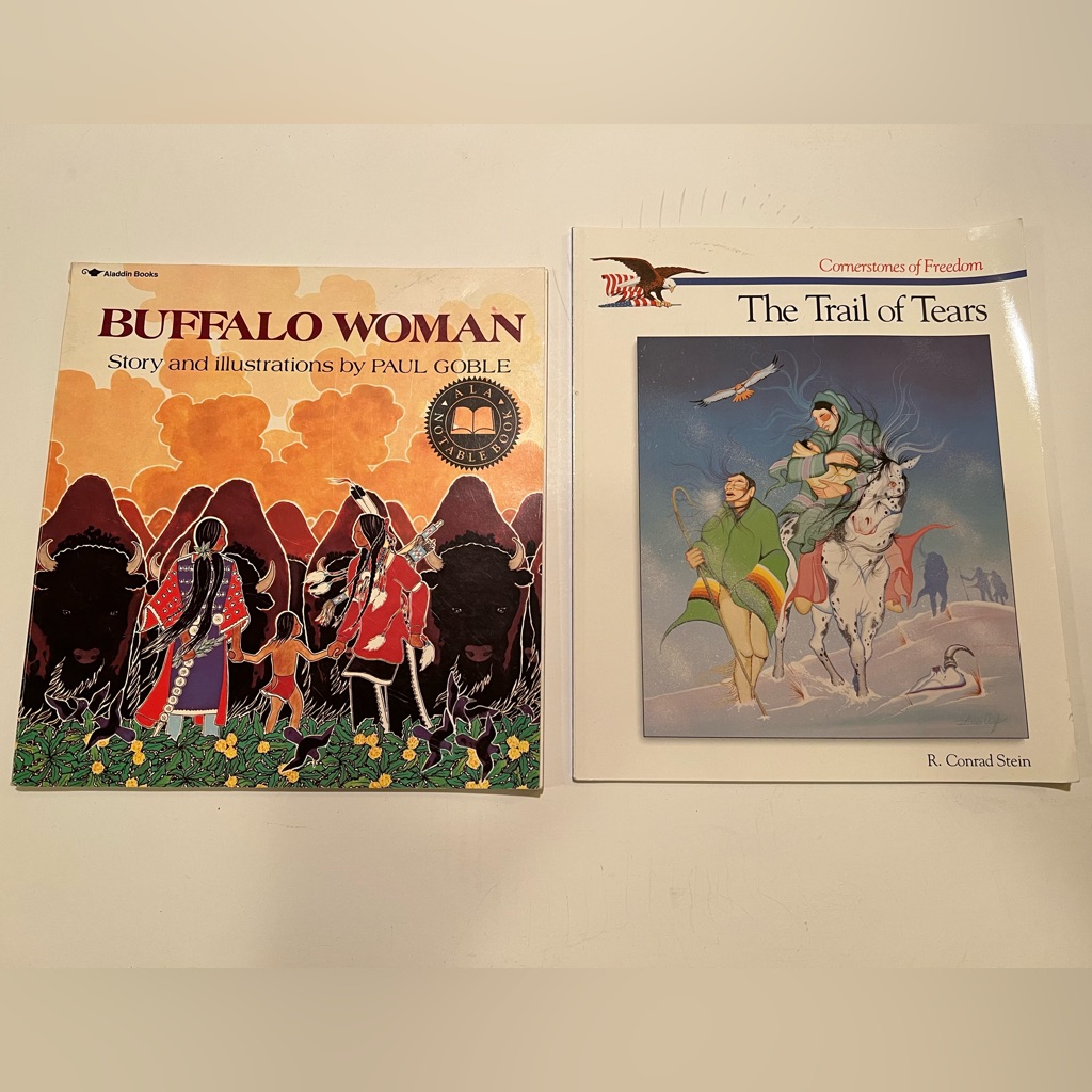 Lot Of 2 Childrens Native American History Stories